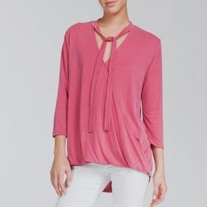 Cherish Loose Fit Bubble Hem Top